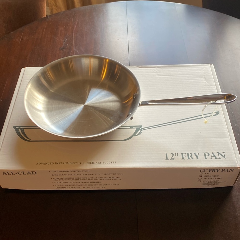 All Clad 12 Inch Fry Pan New In Box